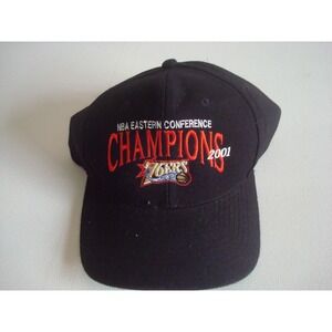 76ERS CHAMPS 2001 IVERSON  SNAPBACK   90S CAP VINTAGE 00S 90S Y2K  HAT S4